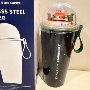 NEW Starbucks Black Tumbler with Dome Lid